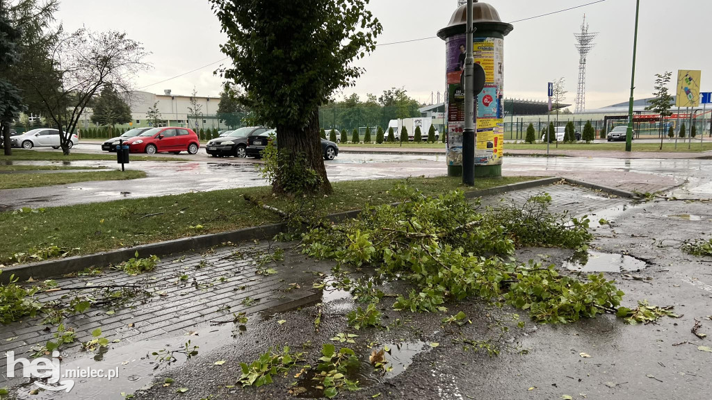 Nawałnica nad powiatem mieleckim