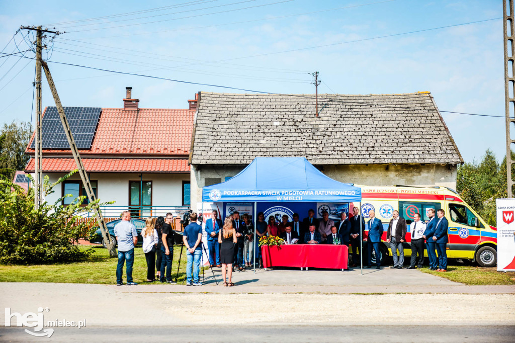 Umowa na budowę podstacji Pogotowia Ratunkowego w Borowej