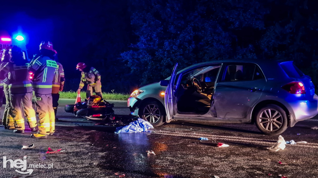 Poważny wypadek na obwodnicy Mielca