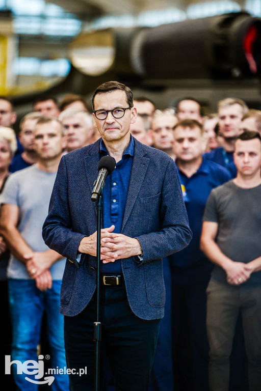 Premier Morawiecki w PZL Mielec