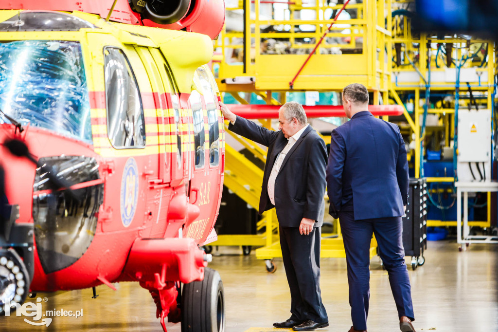 Premier Morawiecki w PZL Mielec