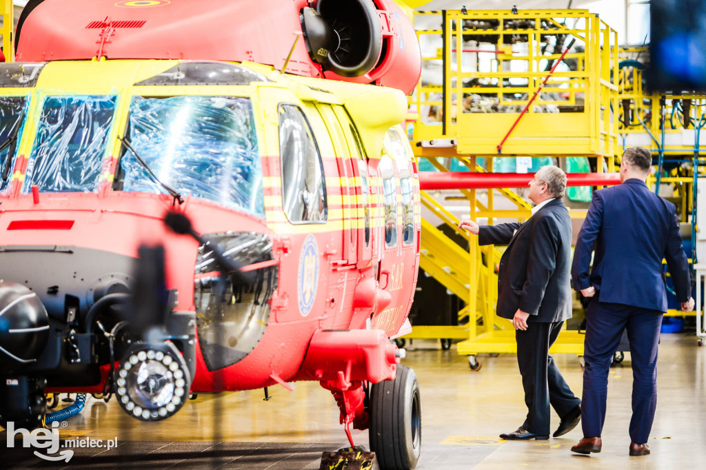 Premier Morawiecki w PZL Mielec