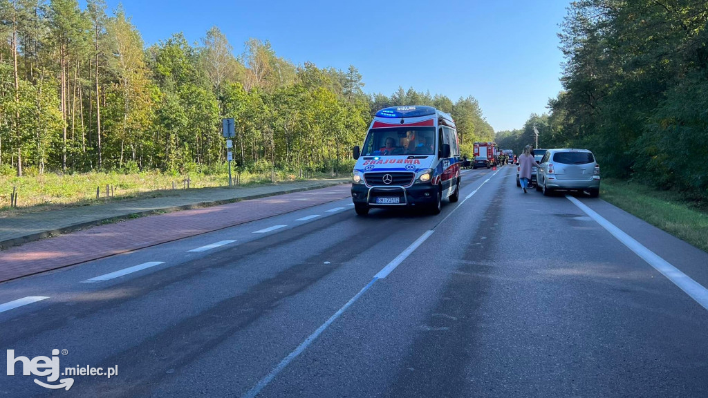 Wypadek na trasie Mielec - Przyłęk