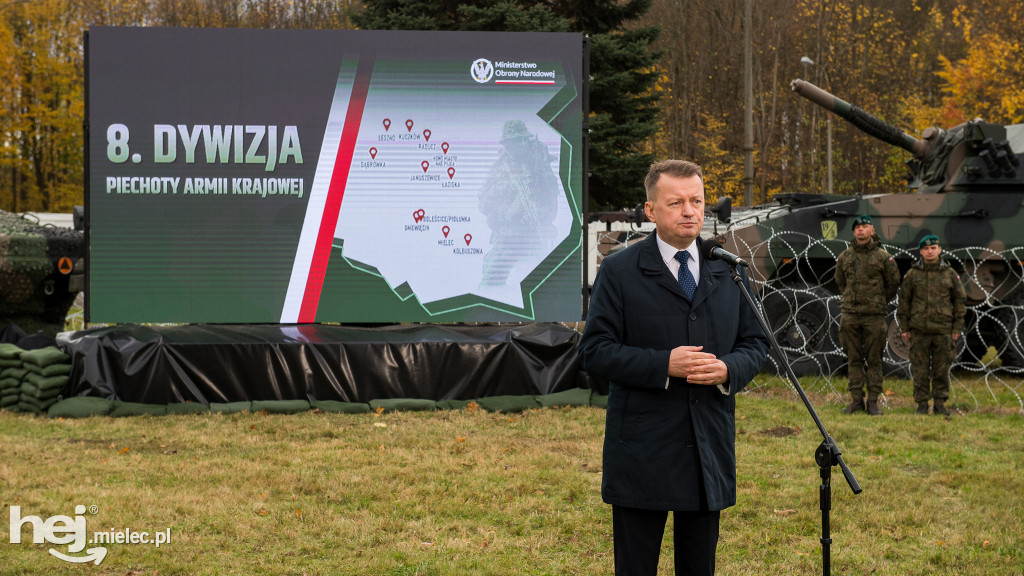 Ogłoszenie przez szefa MON utworzenia 8. Dywizji Wojska Polskiego