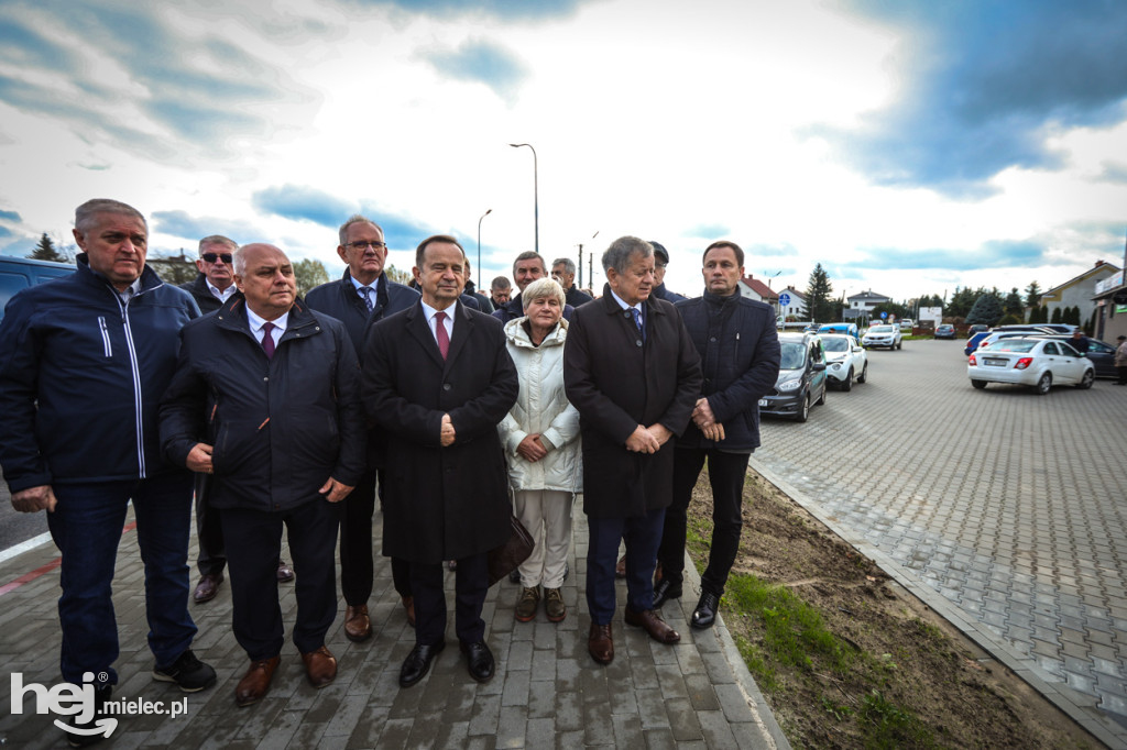 Oficjalne otwarcie ronda w Woli Mieleckiej