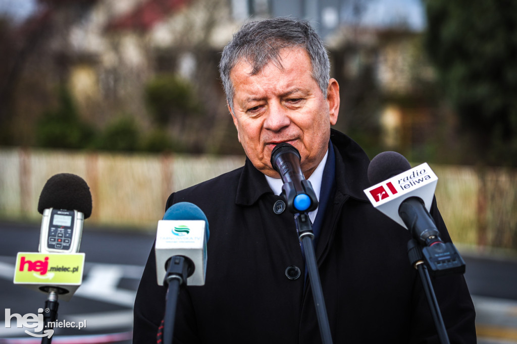 Oficjalne otwarcie ronda w Woli Mieleckiej