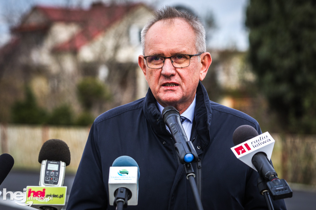 Oficjalne otwarcie ronda w Woli Mieleckiej