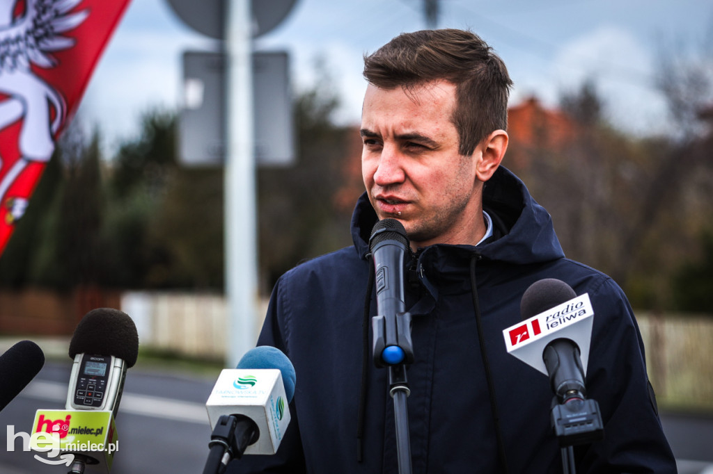 Oficjalne otwarcie ronda w Woli Mieleckiej