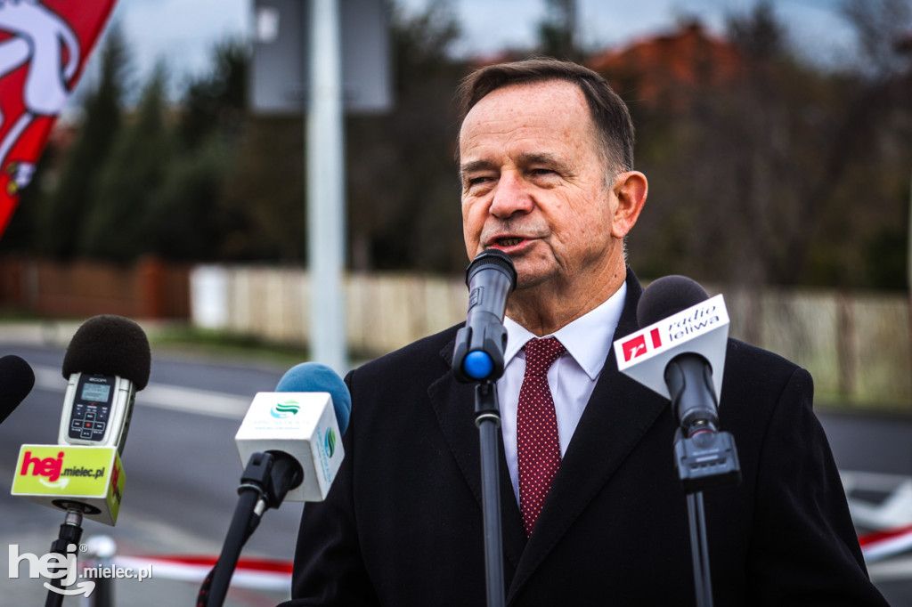 Oficjalne otwarcie ronda w Woli Mieleckiej