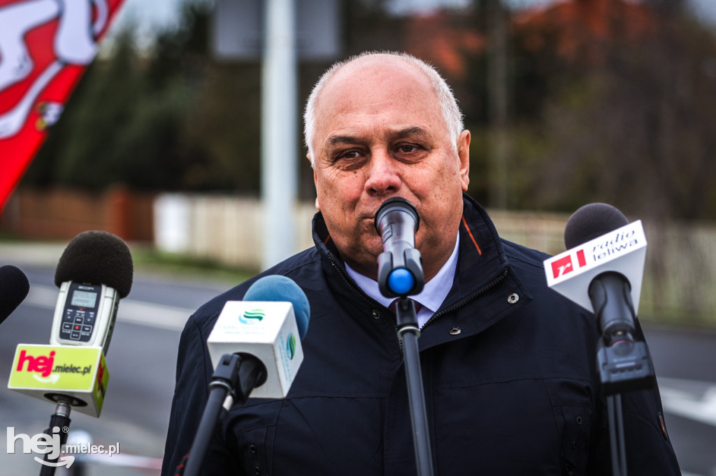 Oficjalne otwarcie ronda w Woli Mieleckiej