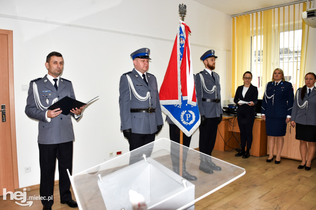 Wyższe stopnie mieleckich policjantów