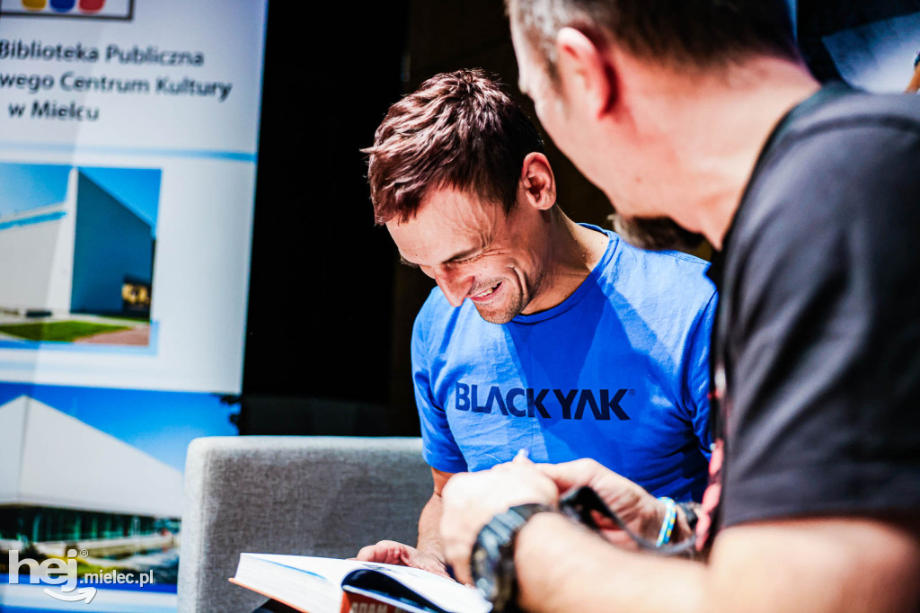 Adam Bielecki w mieleckiej bibliotece