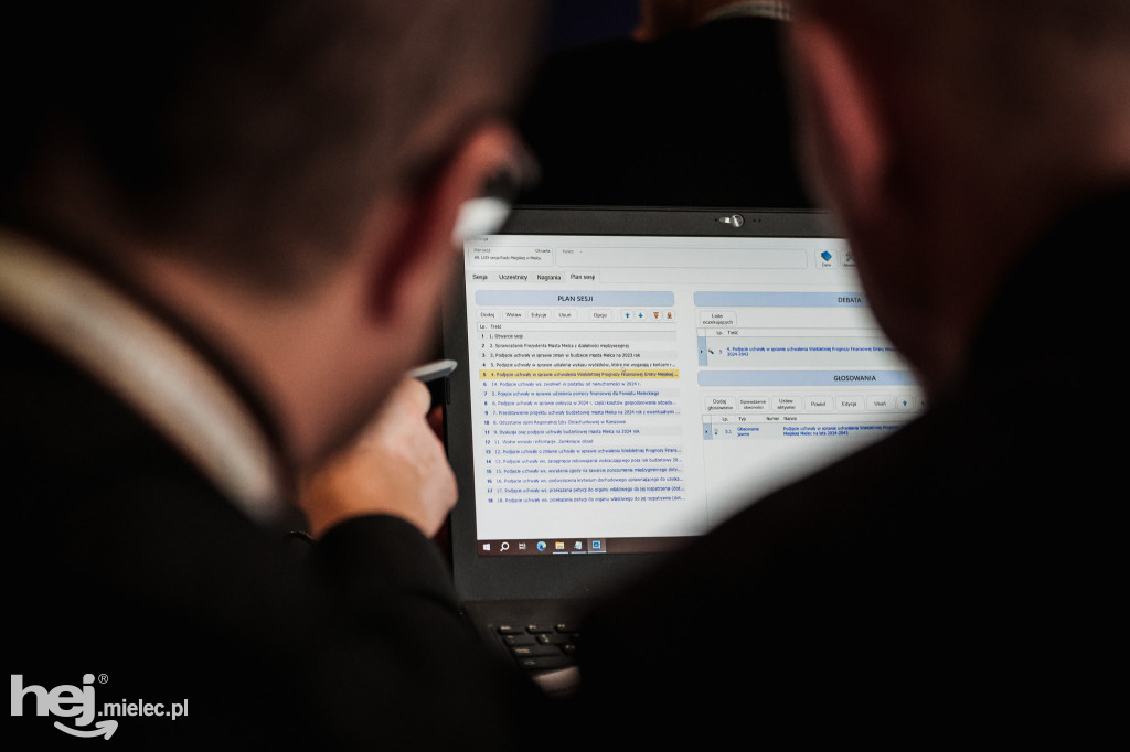 Sesja budżetowa rady miasta - 21 grudnia 2023 r.