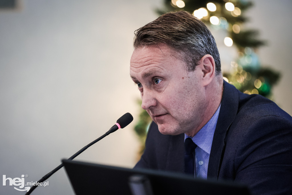 Sesja budżetowa rady miasta - 21 grudnia 2023 r.