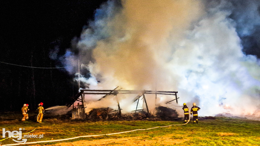 Pożar stodoły w Ławnicy