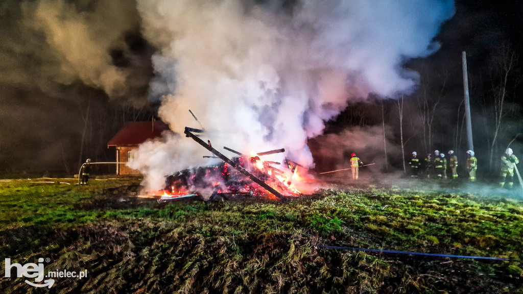 Pożar stodoły w Ławnicy