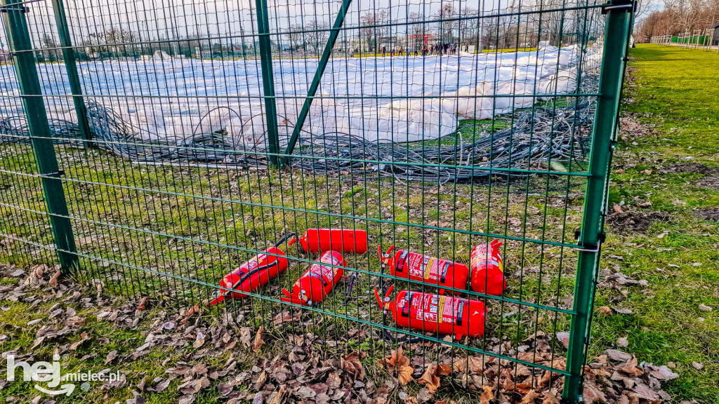 Balon na Sportowej znów uszkodzony