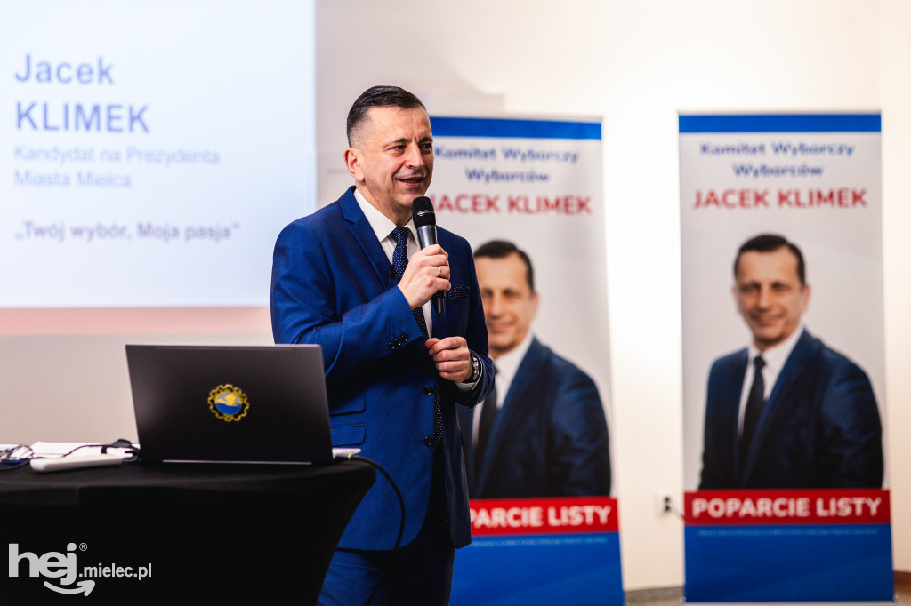 Jacek Klimek ogłasza udział w wyborach na Prezydenta Mielca