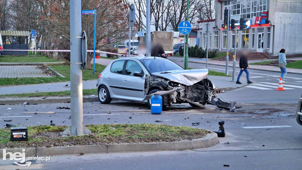Kolizja na ul. Sienkiewicza