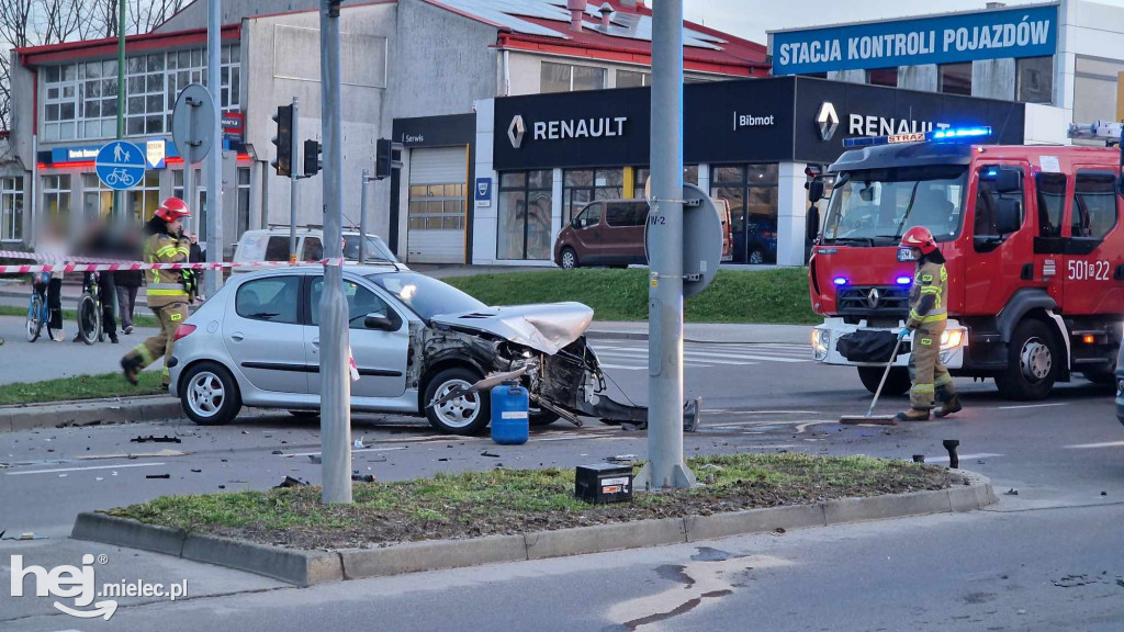Kolizja na ul. Sienkiewicza