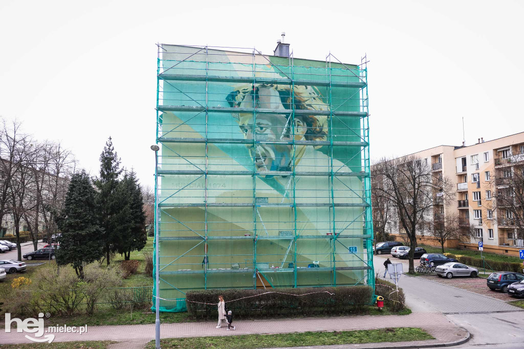 Mural Grzegorza Lato