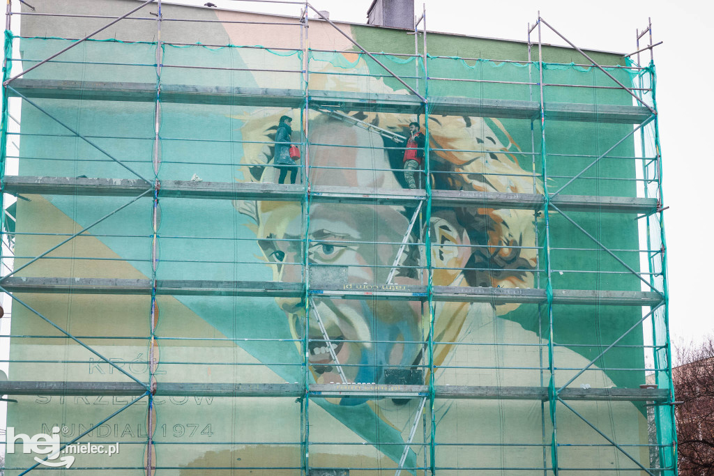 Mural Grzegorza Lato