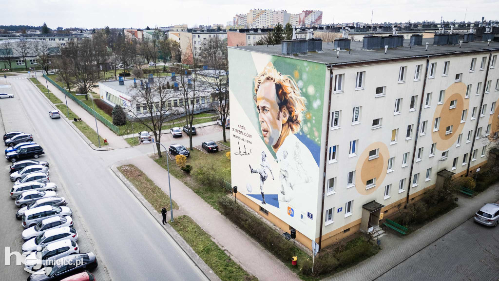 Mural Grzegorza Lato