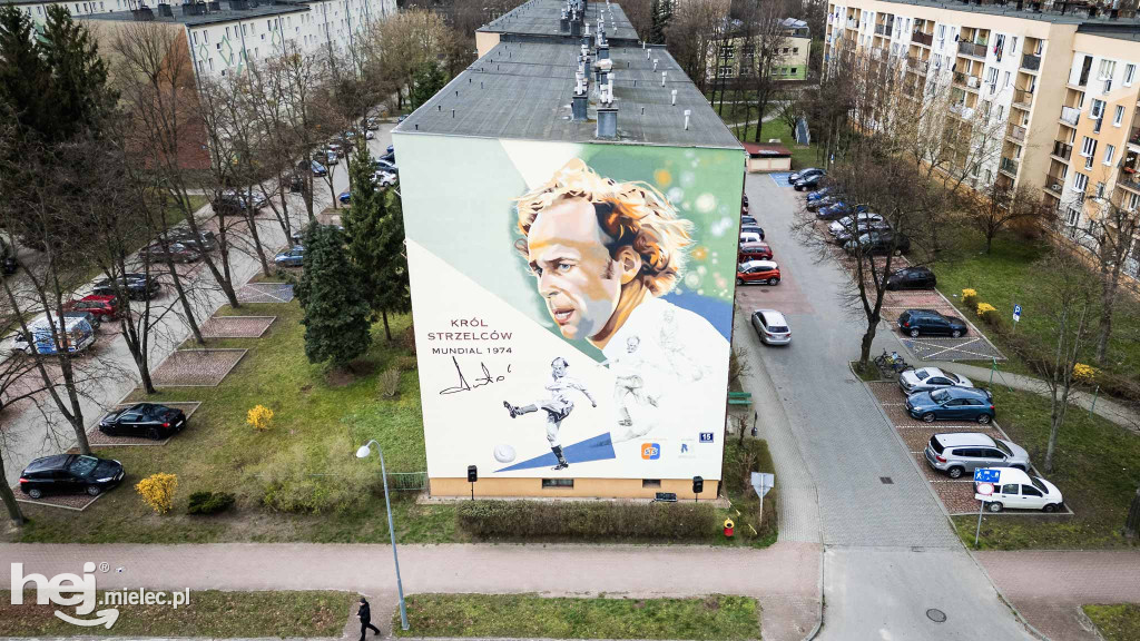 Mural Grzegorza Lato