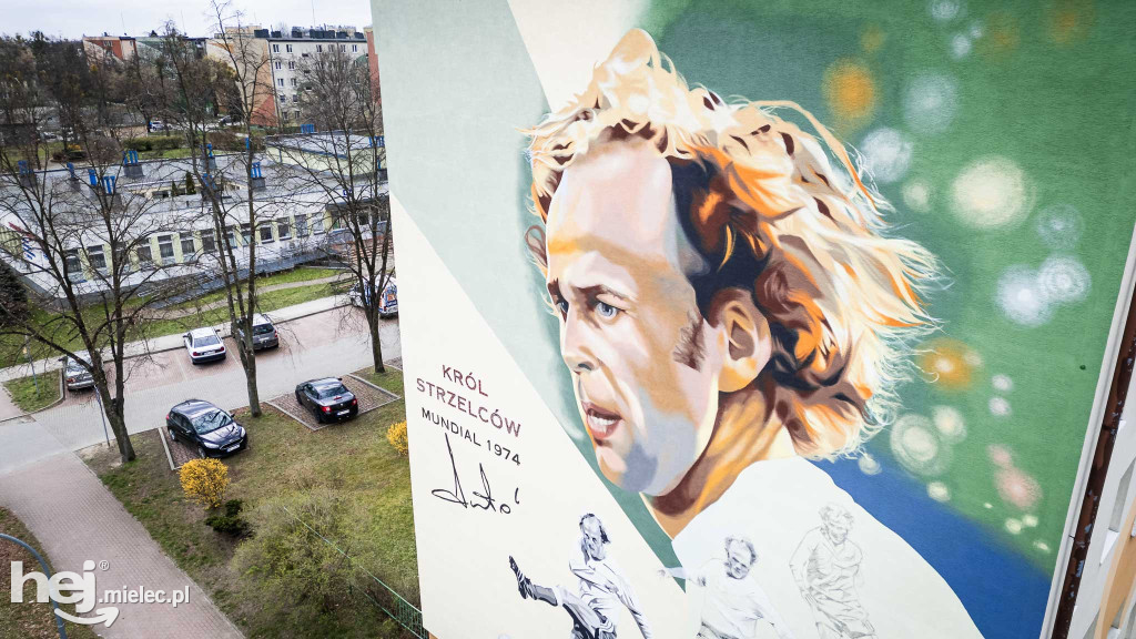 Mural Grzegorza Lato