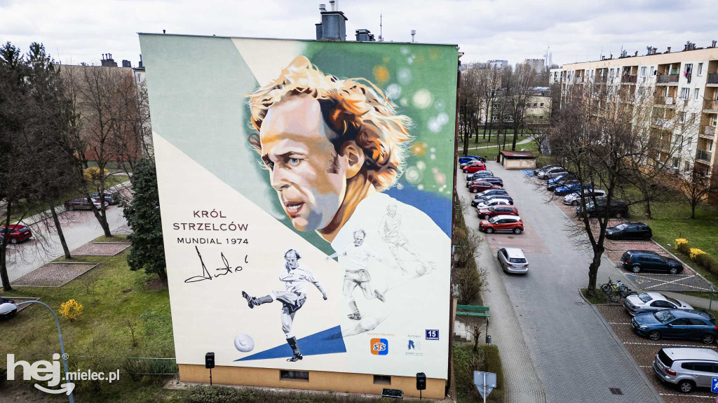 Mural Grzegorza Lato