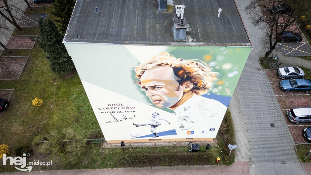 Mural Grzegorza Lato