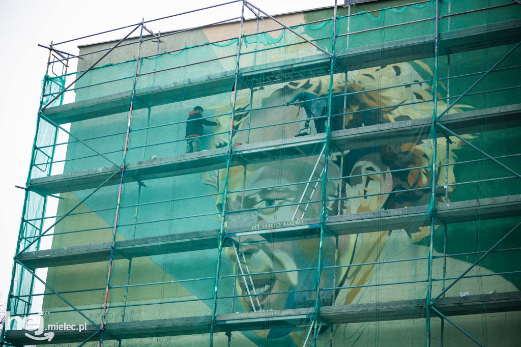 Mural Grzegorza Lato