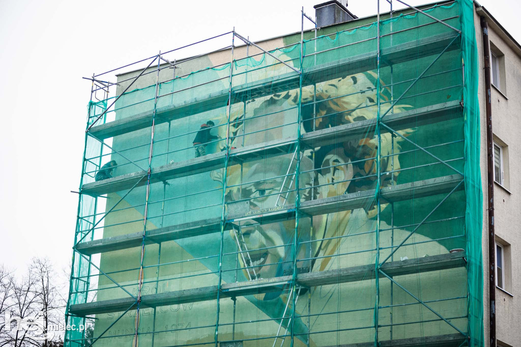 Mural Grzegorza Lato