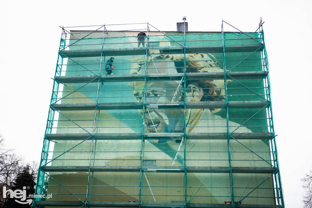 Mural Grzegorza Lato