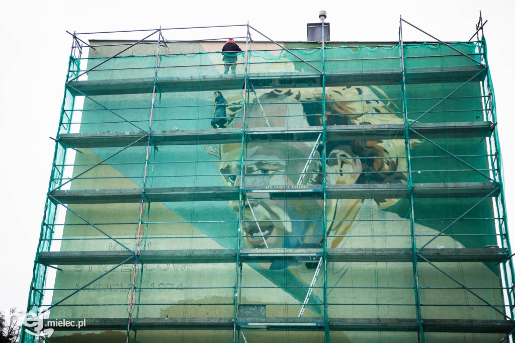 Mural Grzegorza Lato