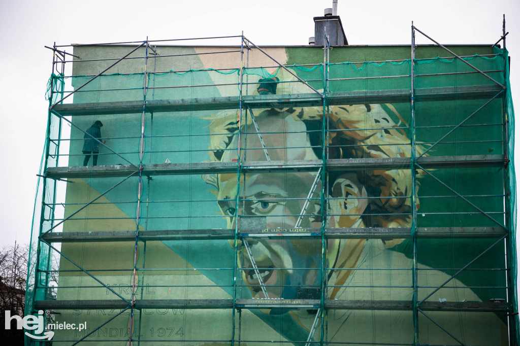 Mural Grzegorza Lato