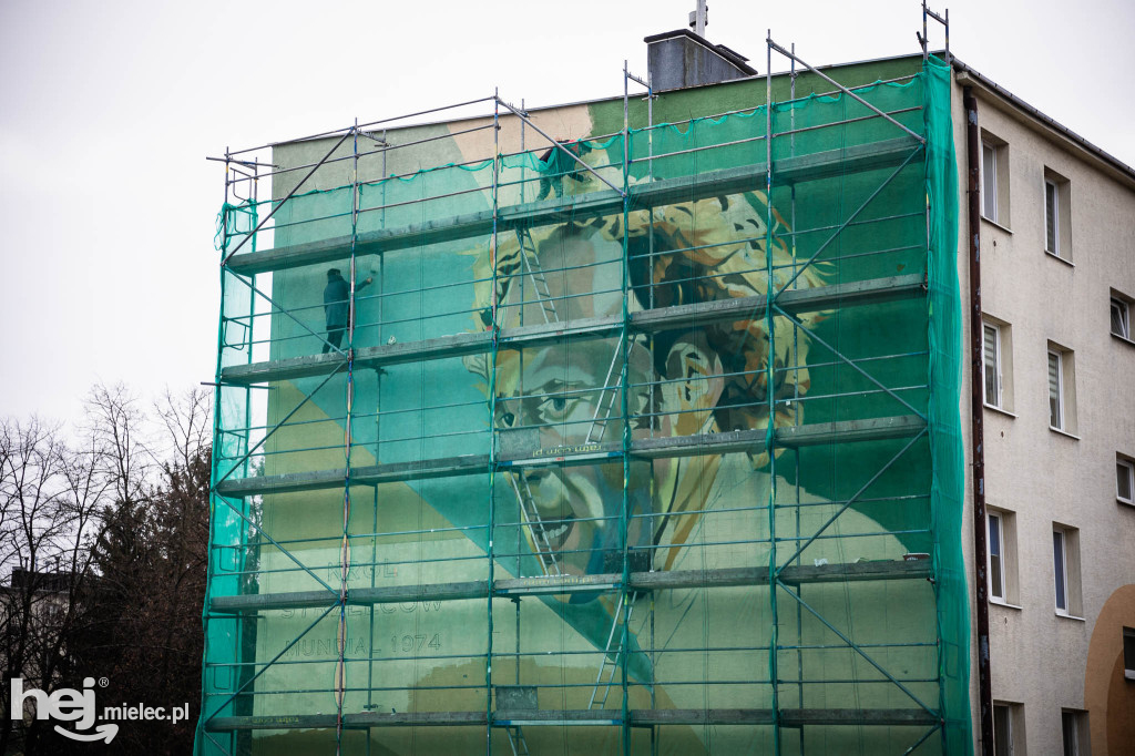 Mural Grzegorza Lato