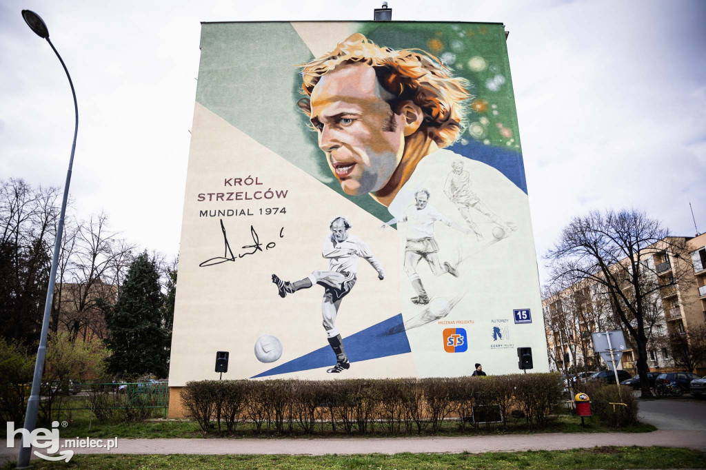 Mural Grzegorza Lato