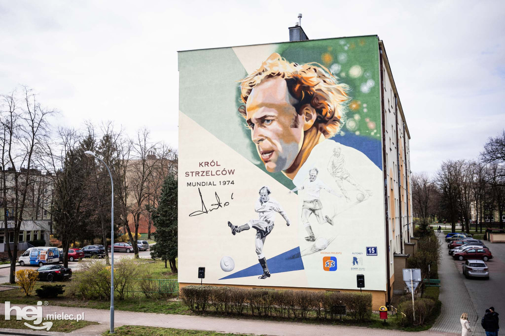 Mural Grzegorza Lato