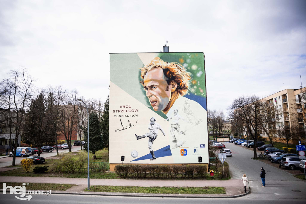 Mural Grzegorza Lato