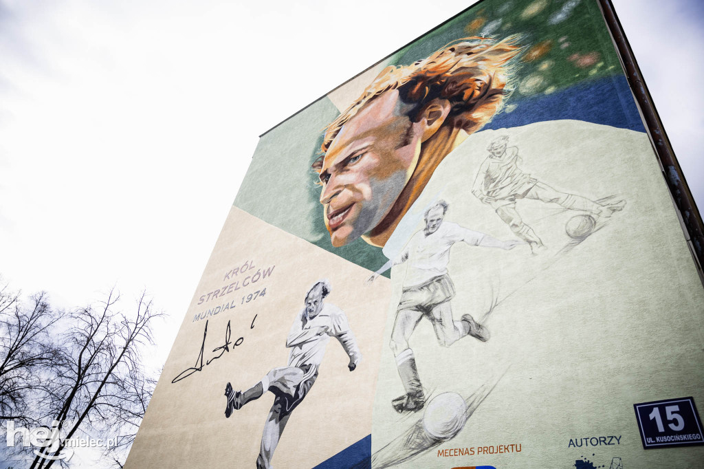 Mural Grzegorza Lato
