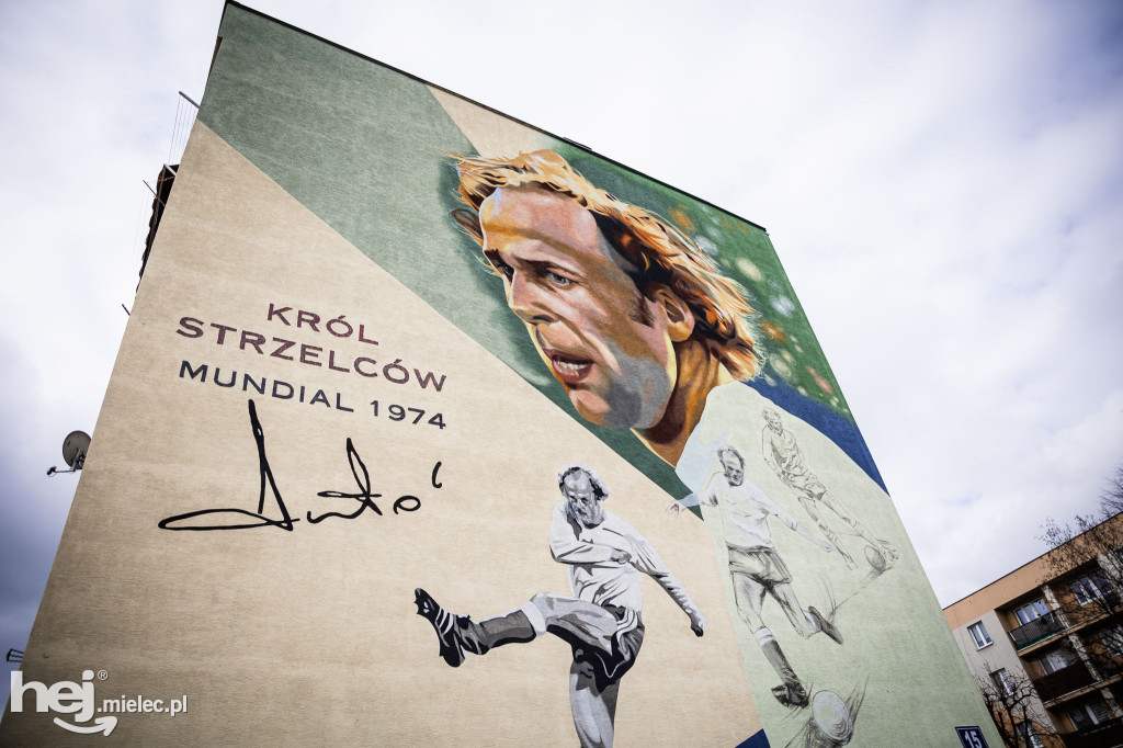 Mural Grzegorza Lato