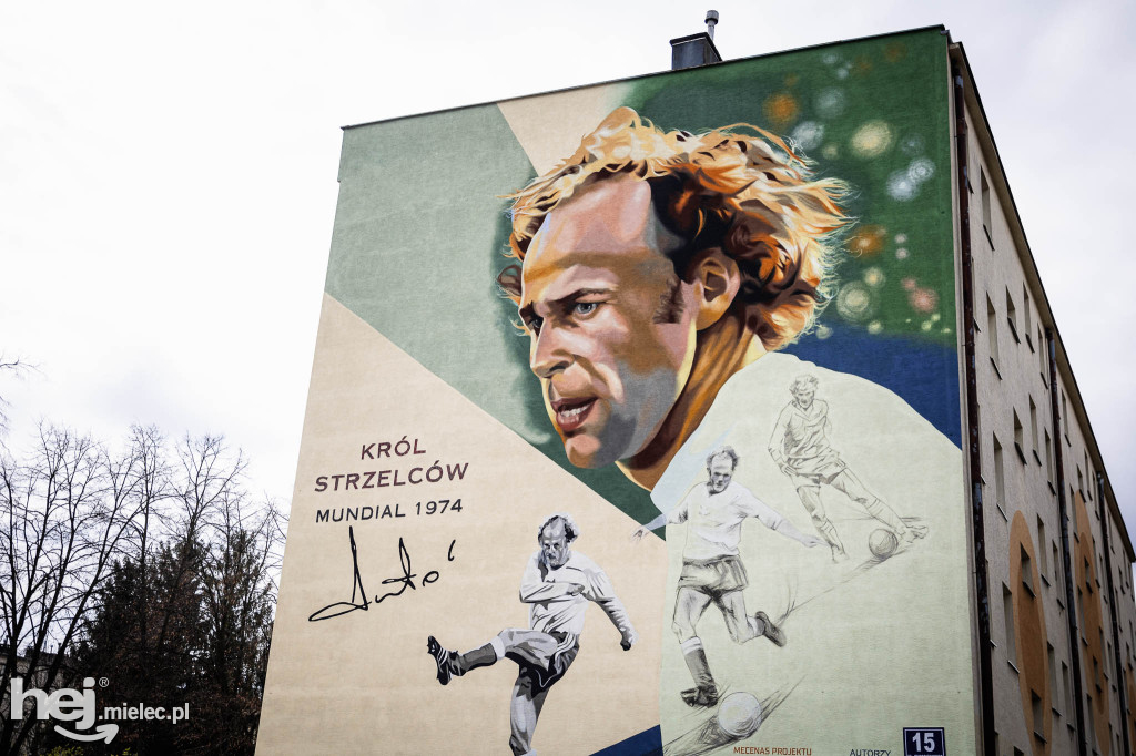 Mural Grzegorza Lato