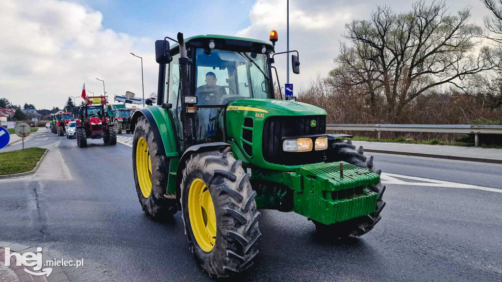 Protest rolników w powiecie mieleckim