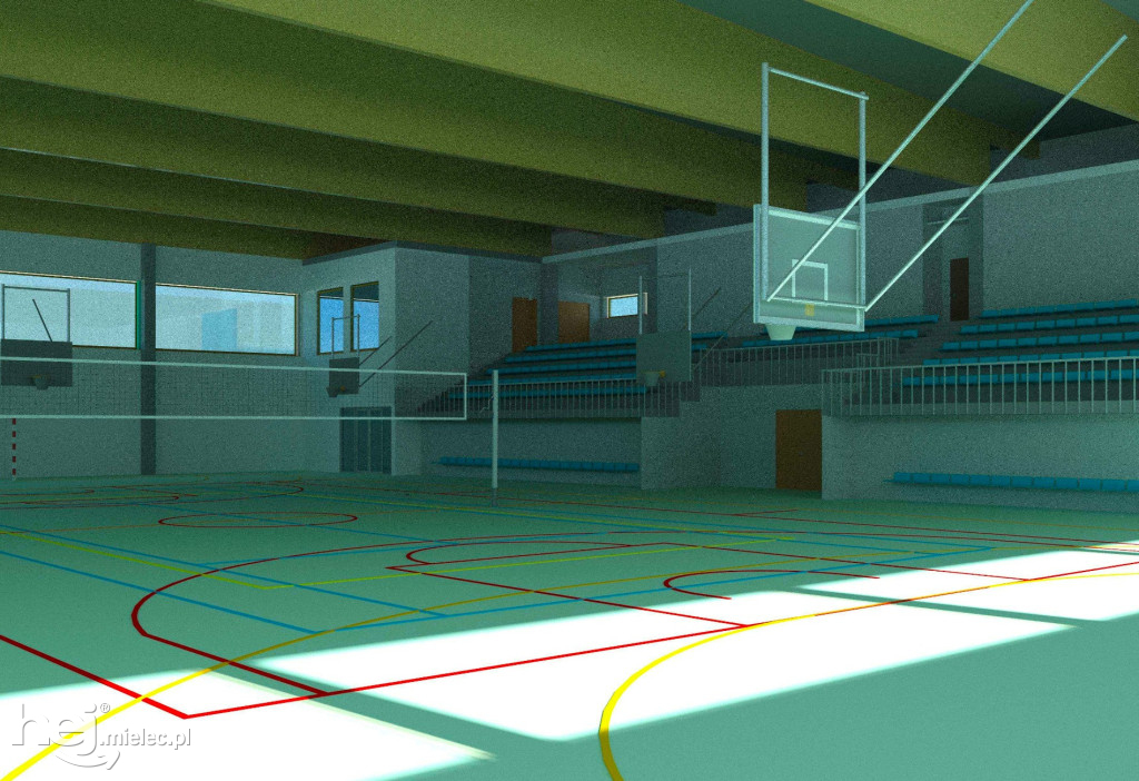 Projekt hali sportowej przy II Liceum Ogólnokształcącym