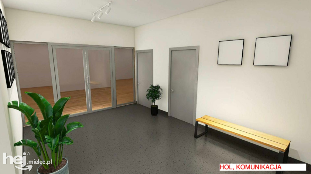 Projekt hali sportowej przy II Liceum Ogólnokształcącym
