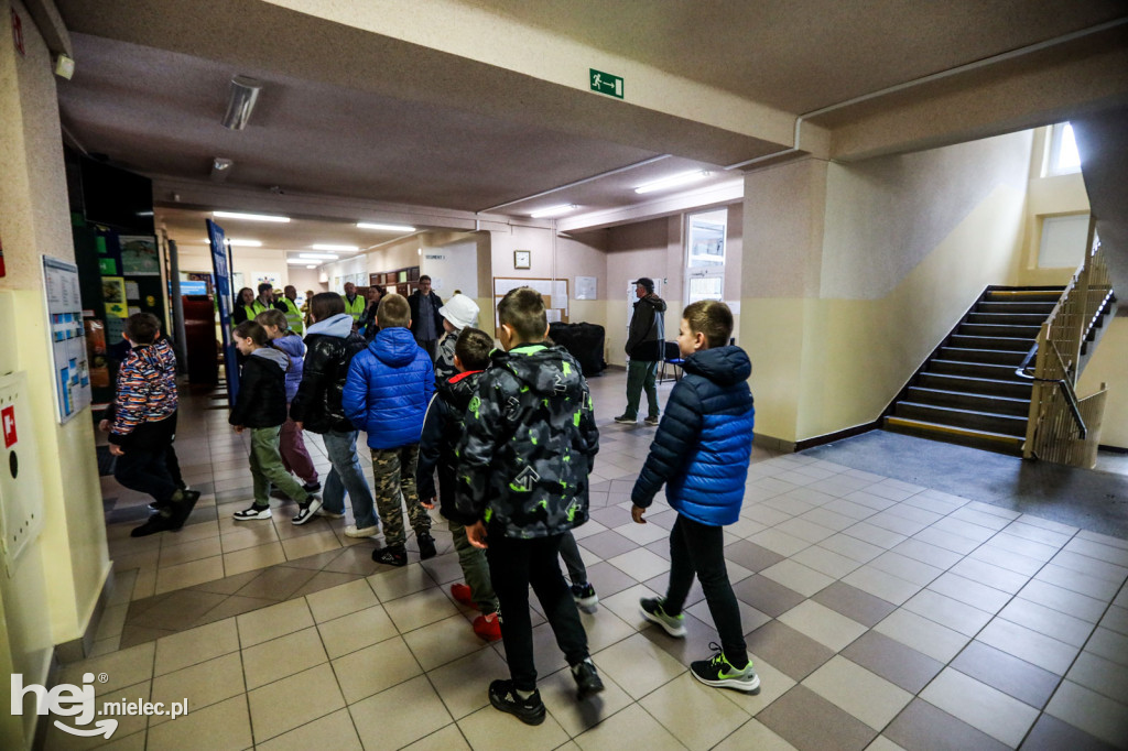 Ewakuacja ZSO1 w Mielcu
