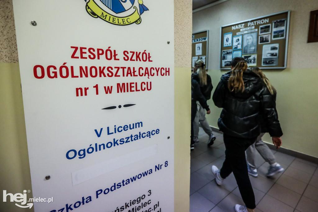 Ewakuacja ZSO1 w Mielcu