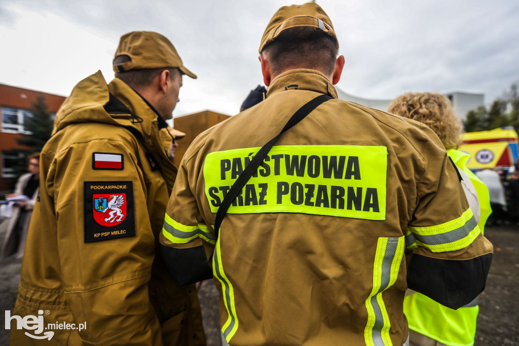 Ewakuacja ZSO1 w Mielcu