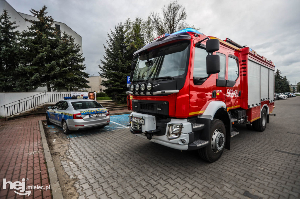 Ewakuacja ZSO1 w Mielcu